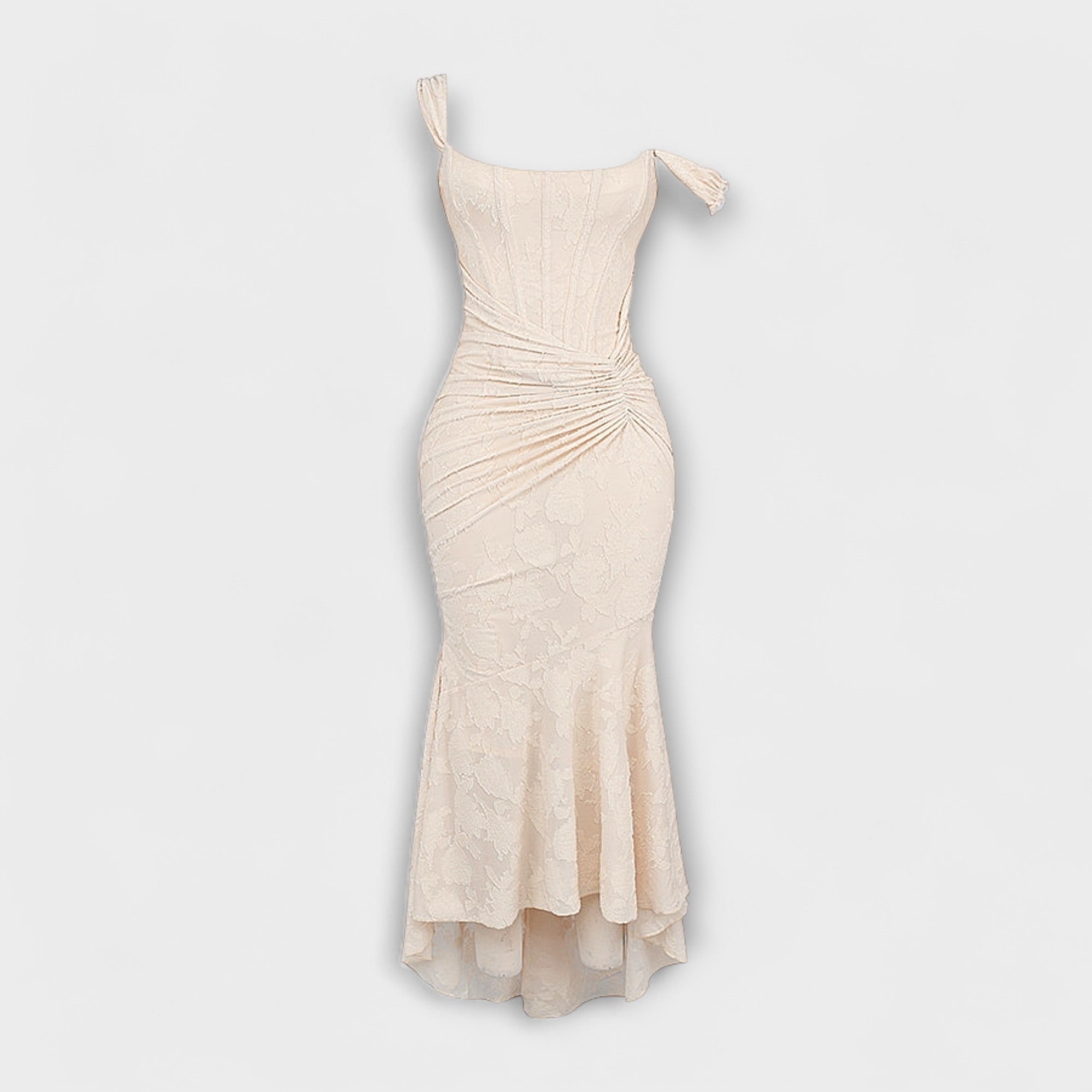 Renske - Langes Kleid mit elegantem und raffiniertem Korsett