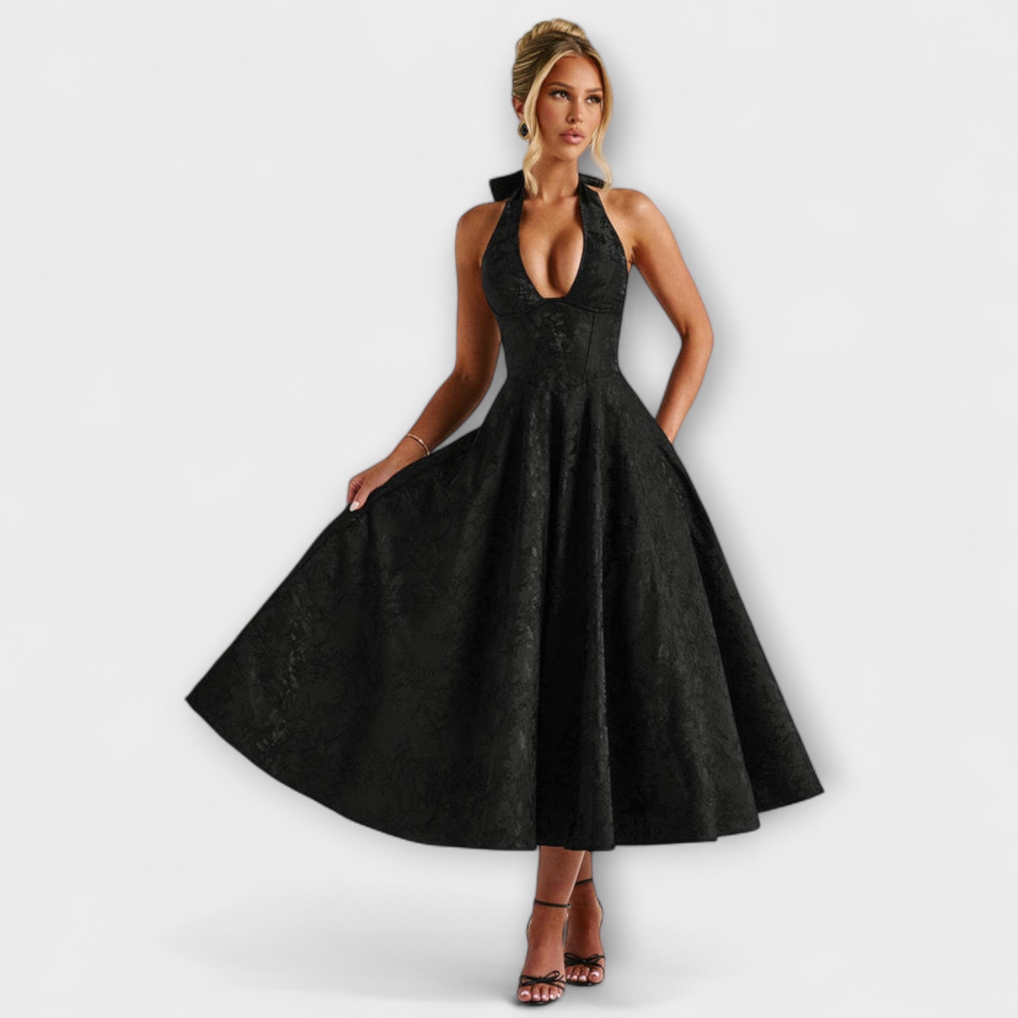 Catalina - Romantisches Midi-Kleid