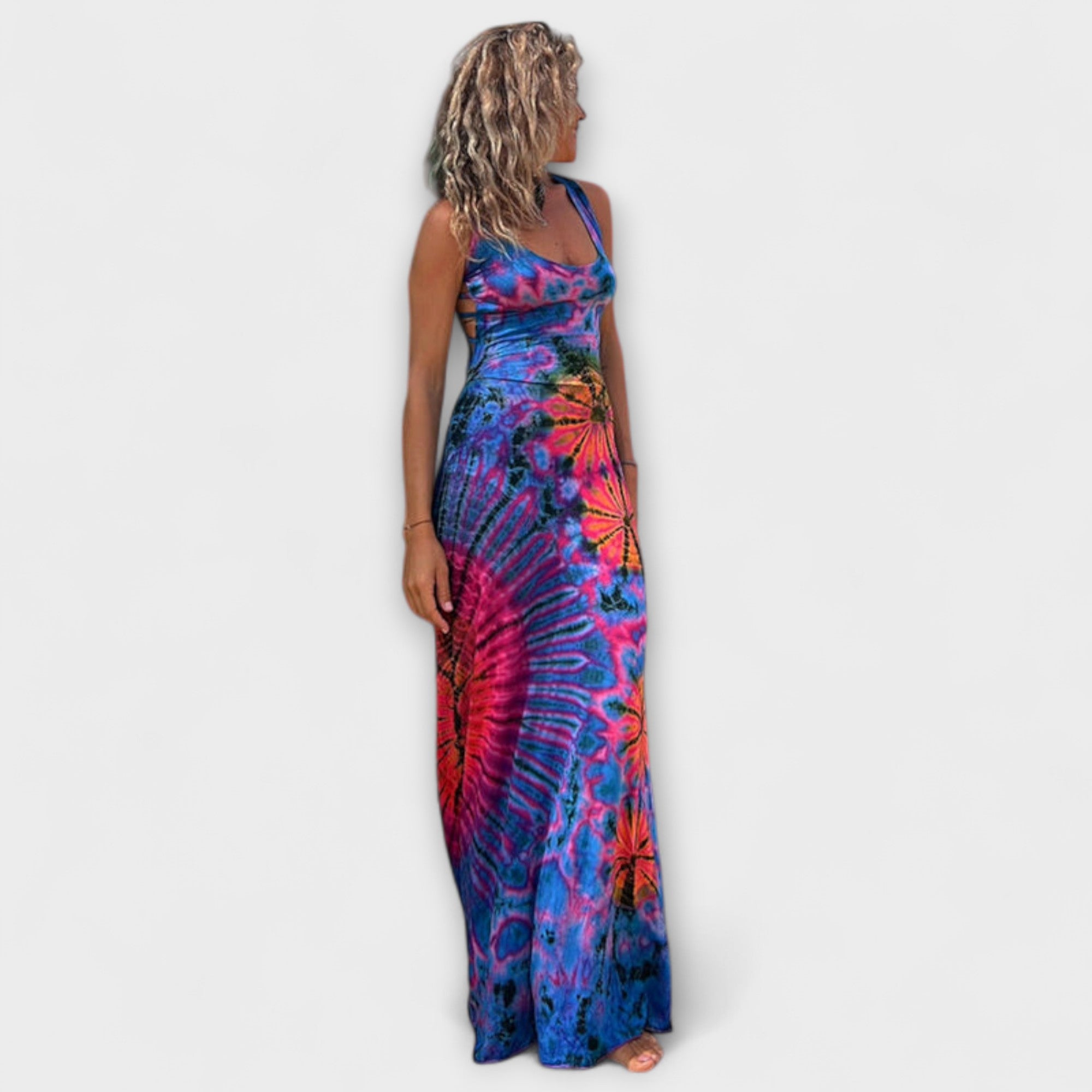 Ronja - La Bamba Tie-Dye Print Maxikleid