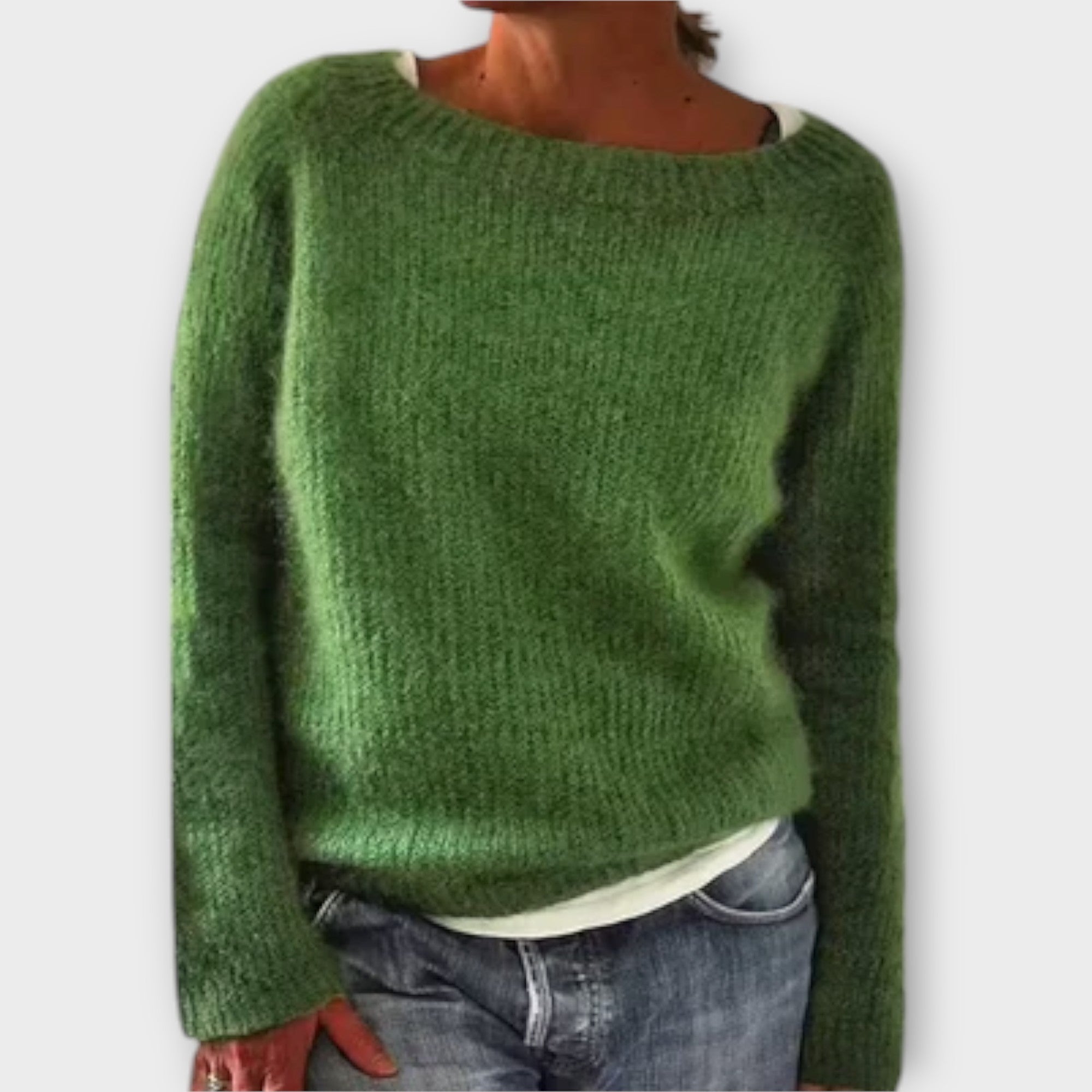 Regine – Strickpullover in einfarbig