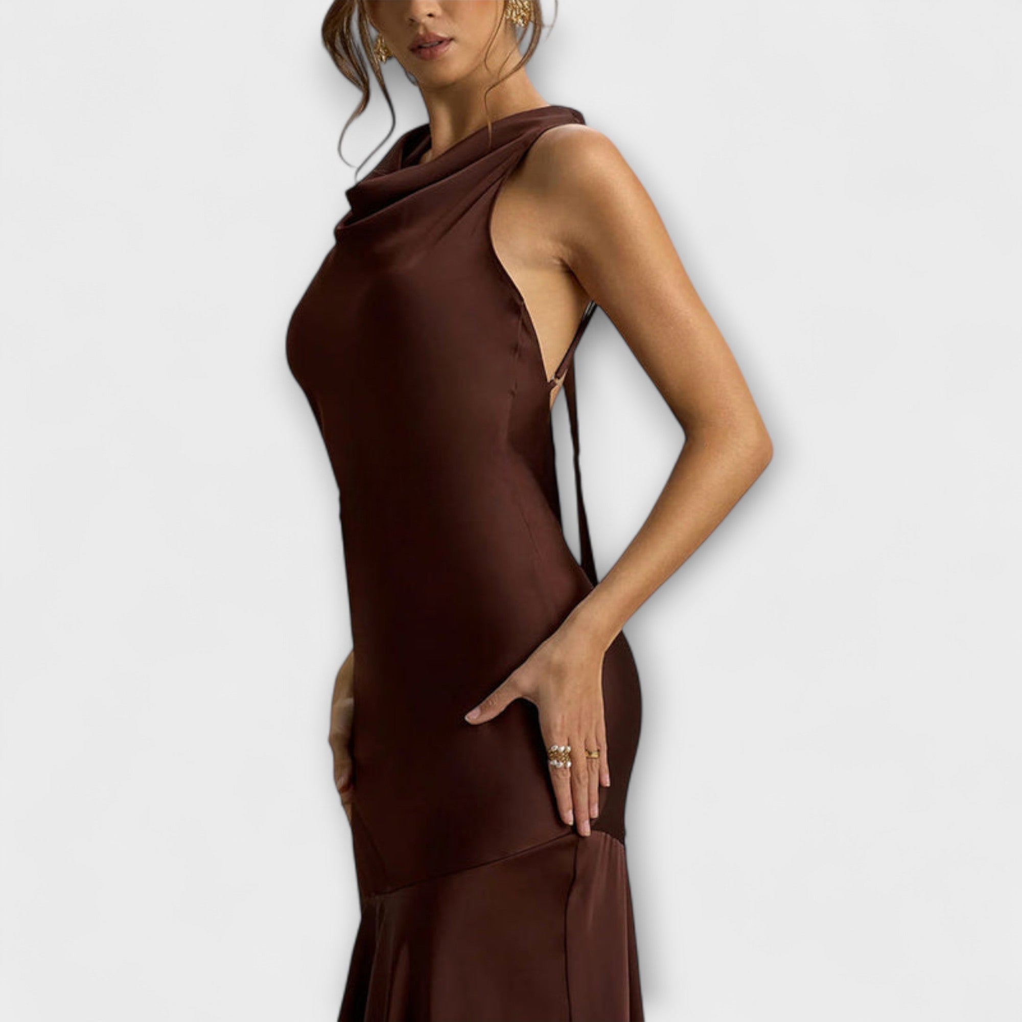 Lennon - Elegantes Maxikleid aus Satin