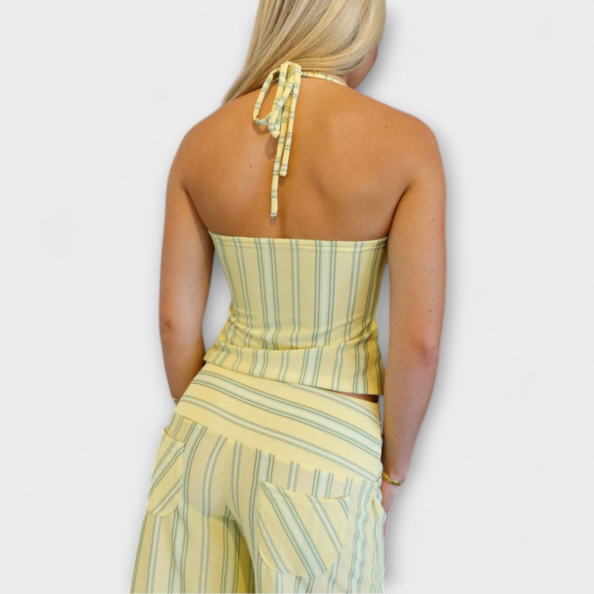 Anastasia - Klassisches Gestreiftes Hosen-Ensemble