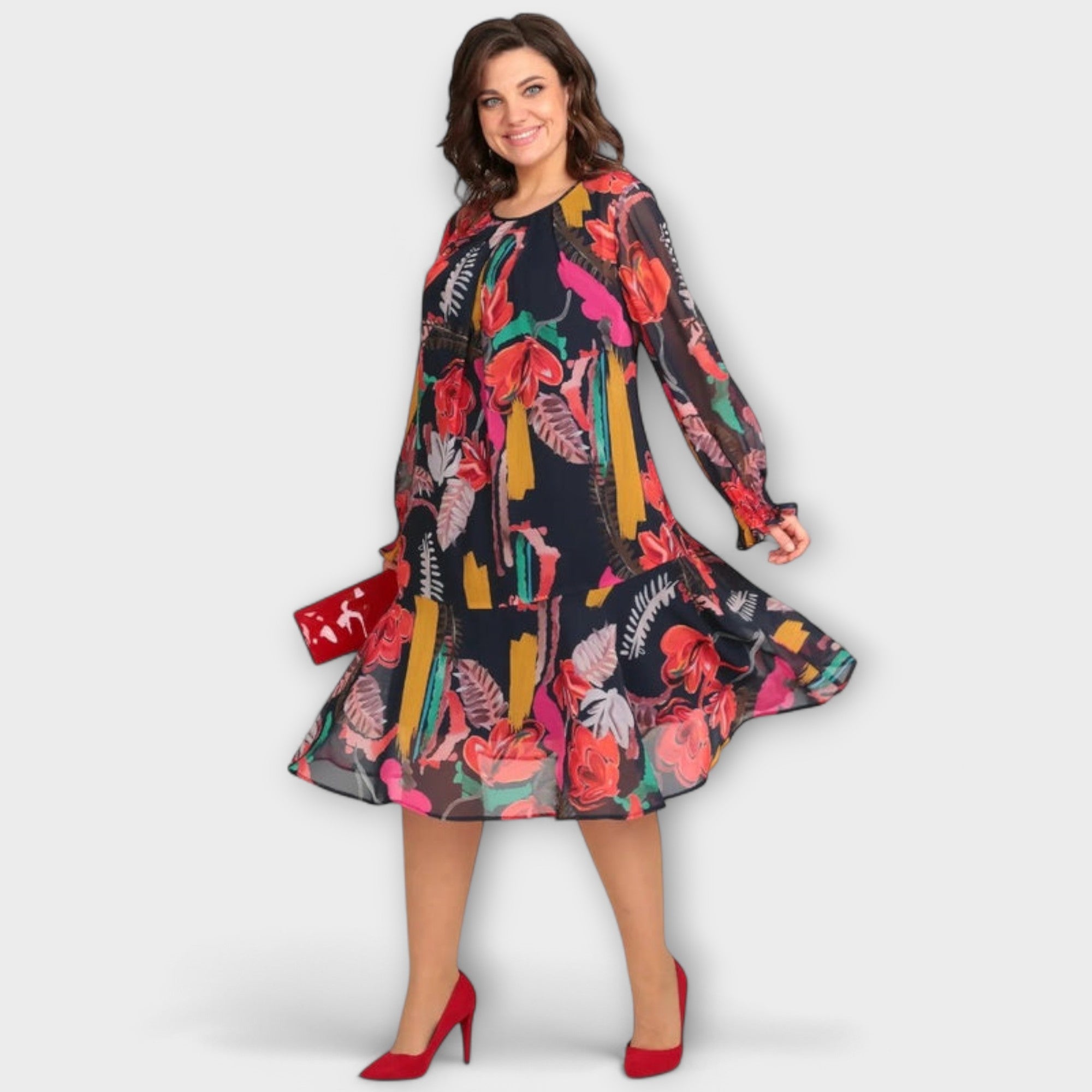 Caroline - Elegantes Plus-Size Kleid für ultimativen Komfort