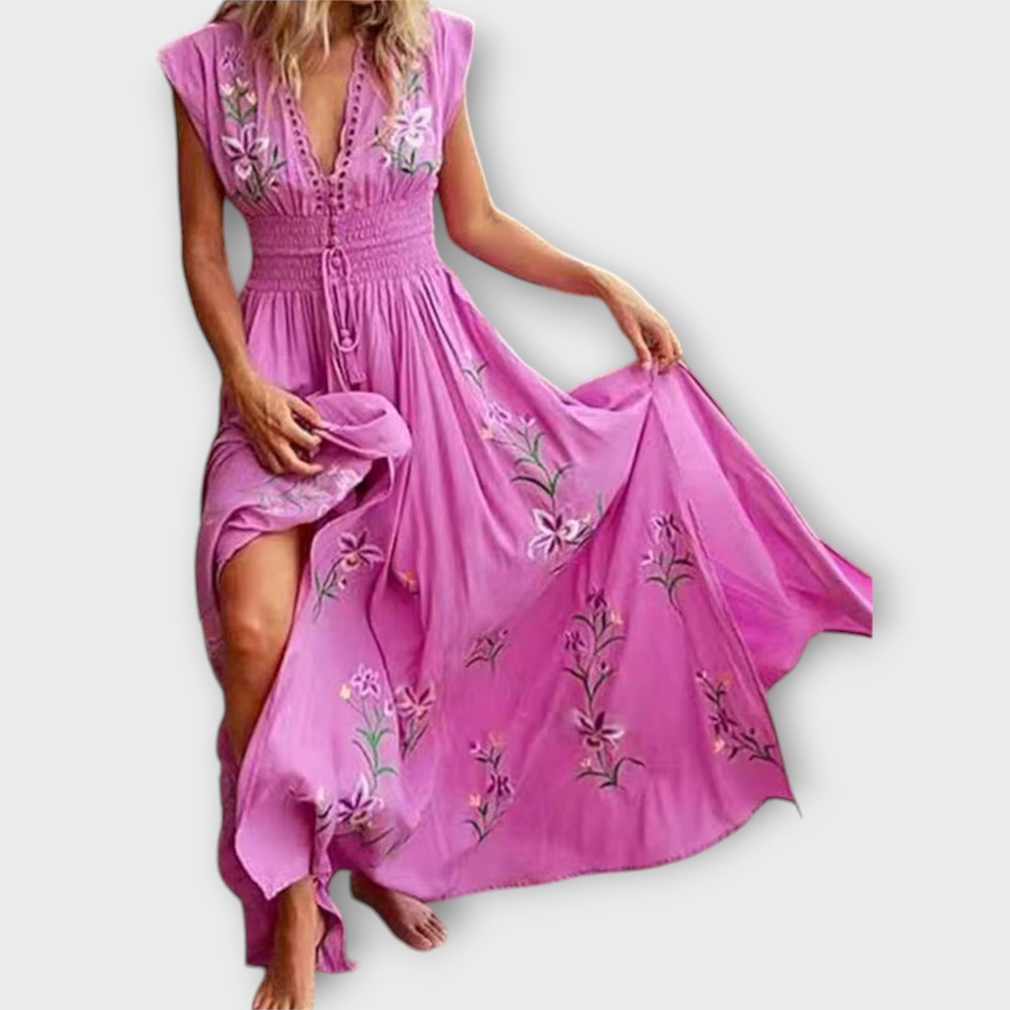 Felizia – Boho-Kleid mit bezaubernder Stickerei