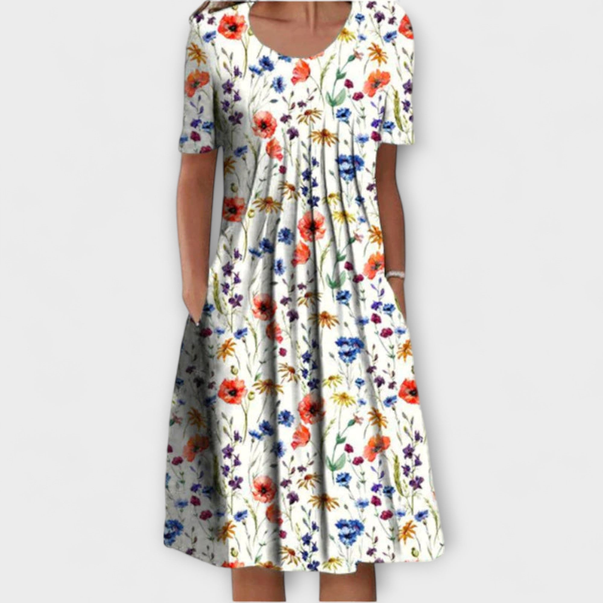 Emelie – Stilvolles Schichtkleid mit Bauchkontrolle