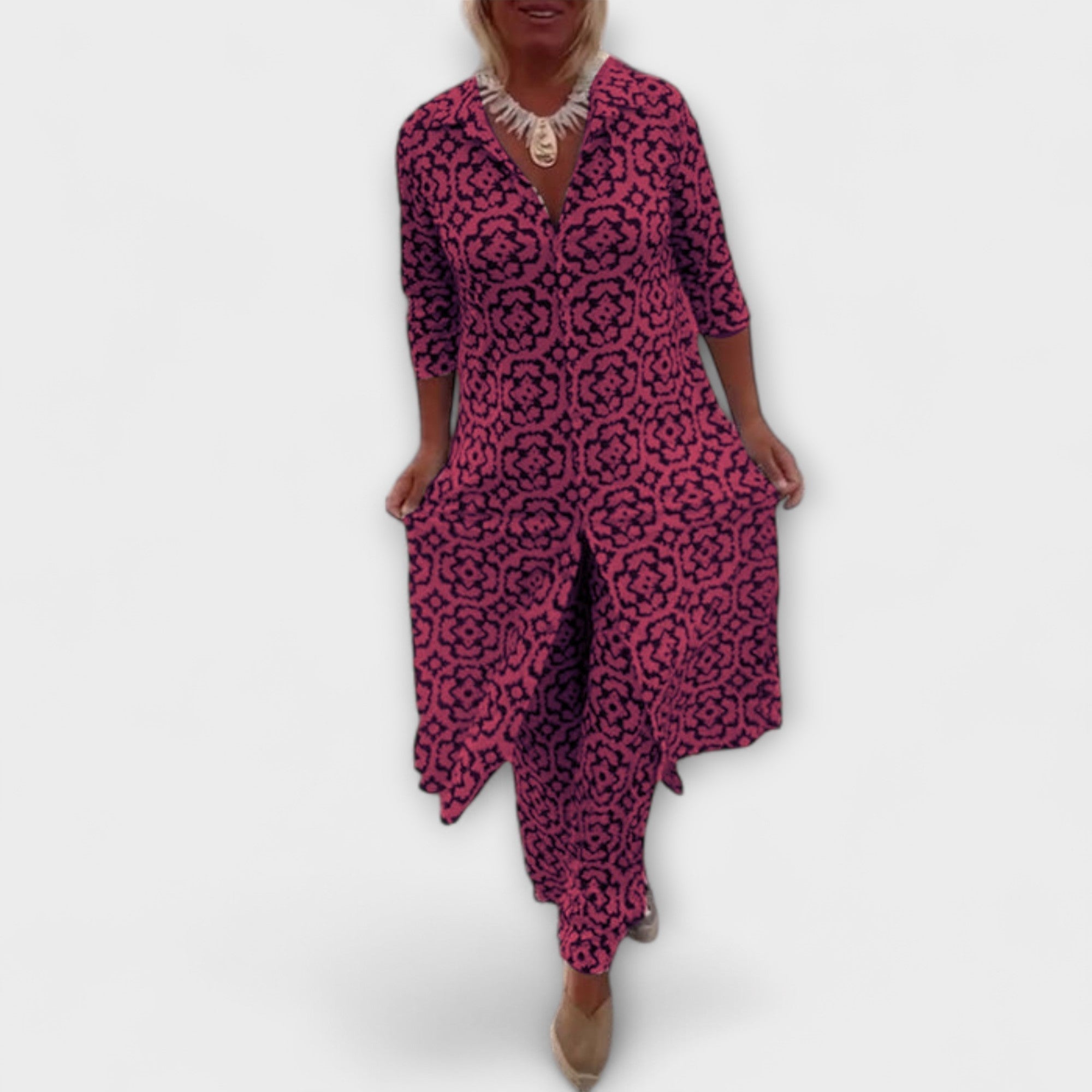 Camilla - Elegantes geometrisches Set