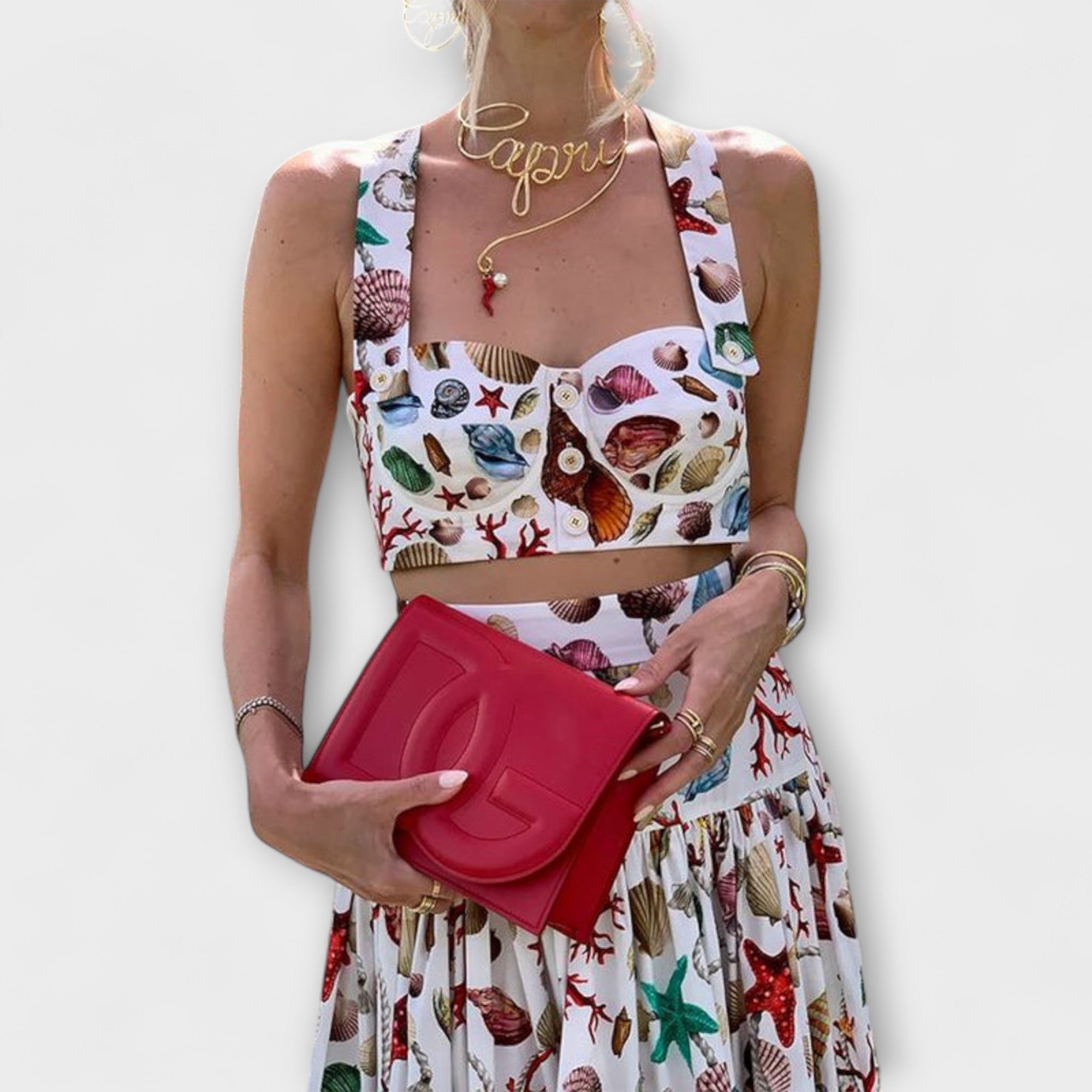 Heather - Stilvolles Zweiteiliges Rock-Set