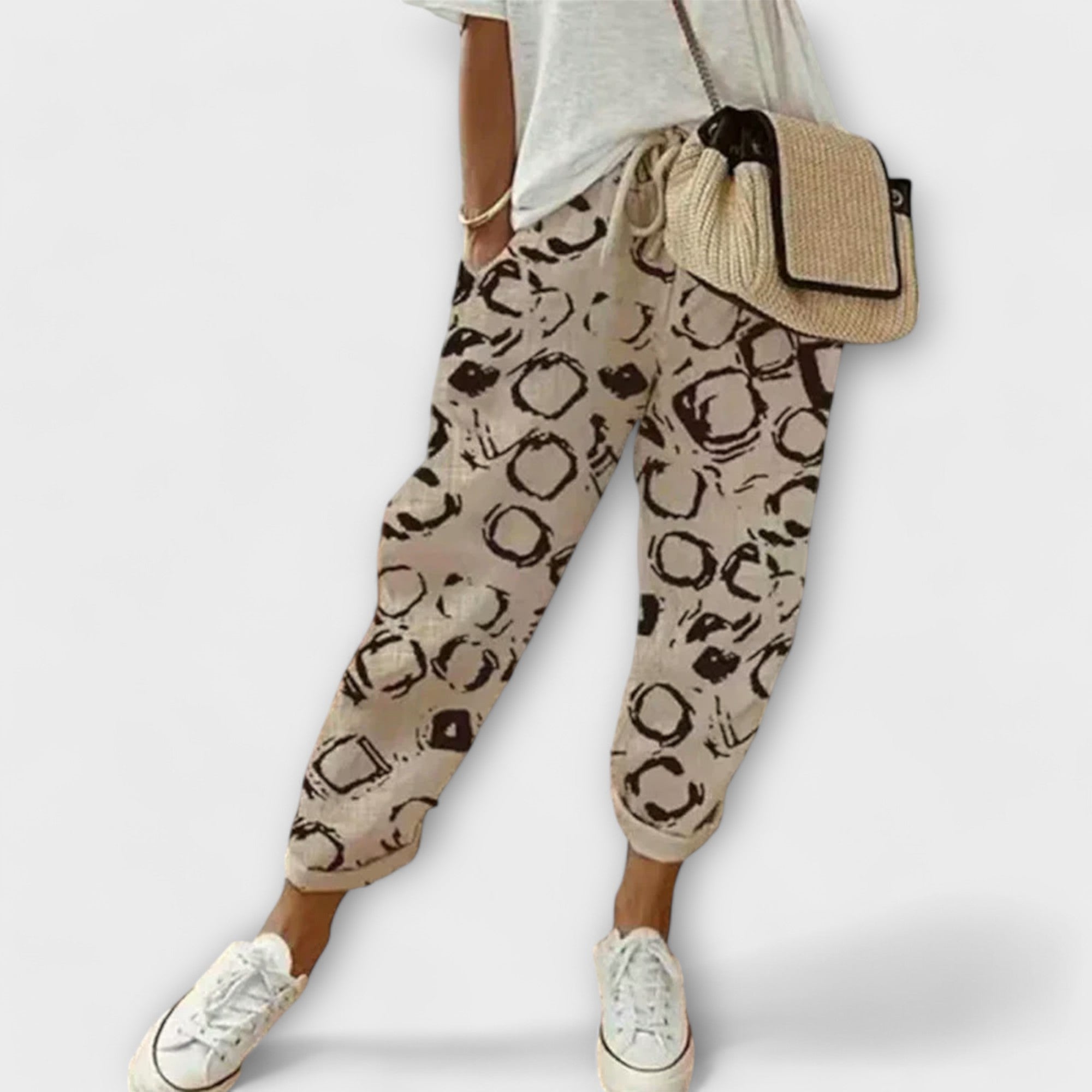 Burga - Bequeme Baumwoll-Leinen-Hose