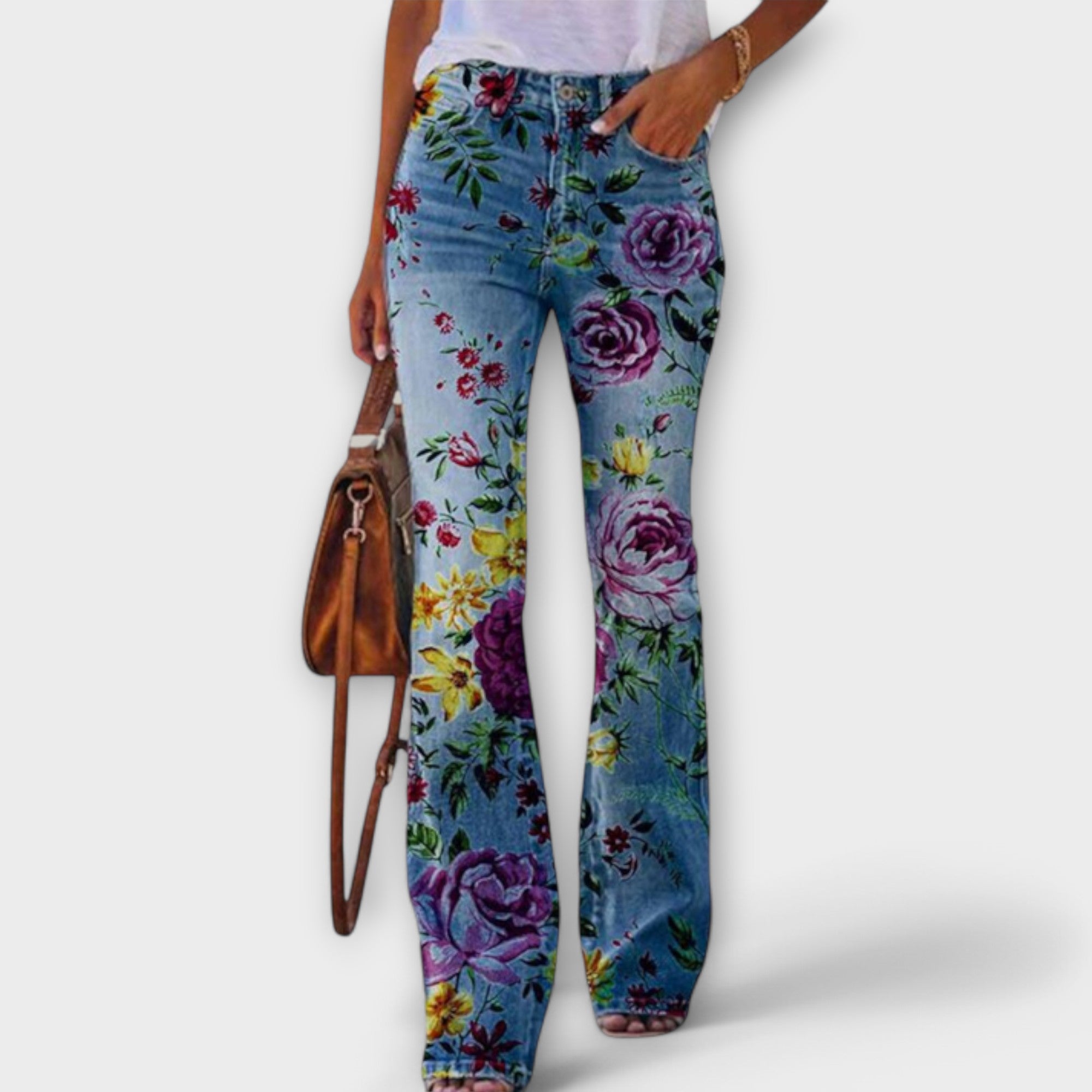 Hosen mit Blumen