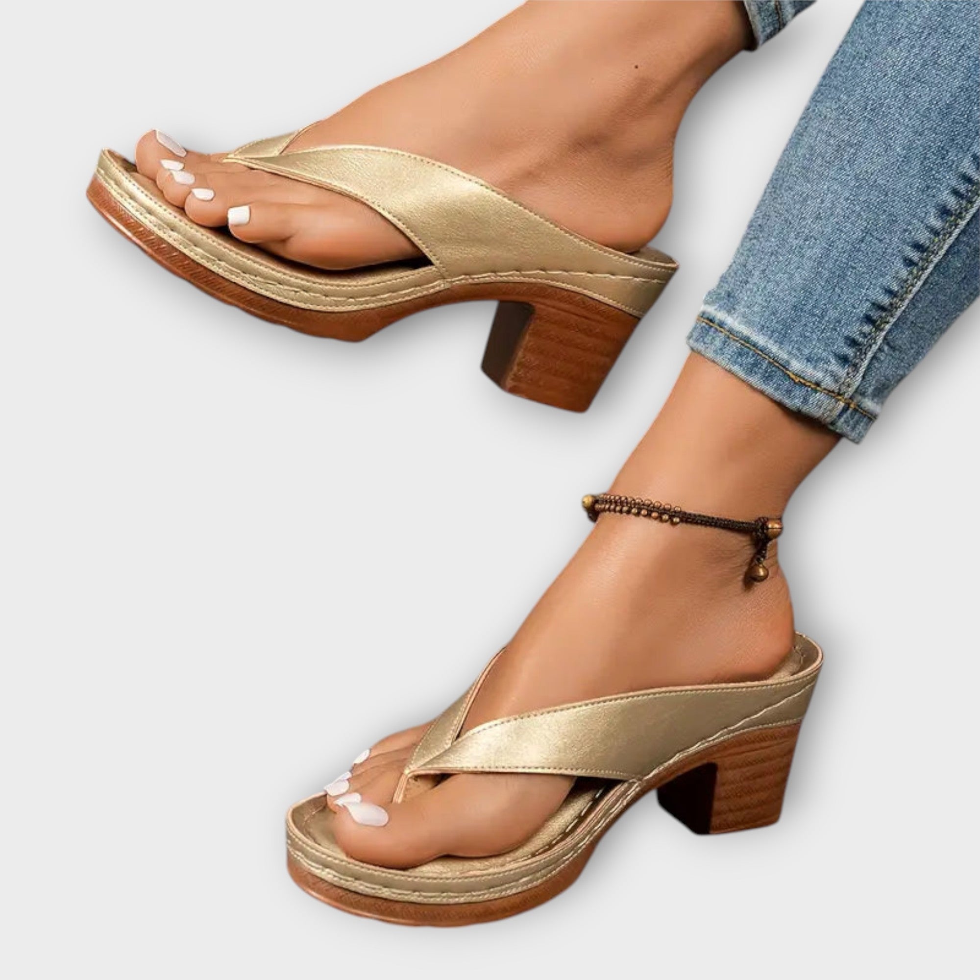 Emily - Orthopädische Hausschuhe mit Absatz