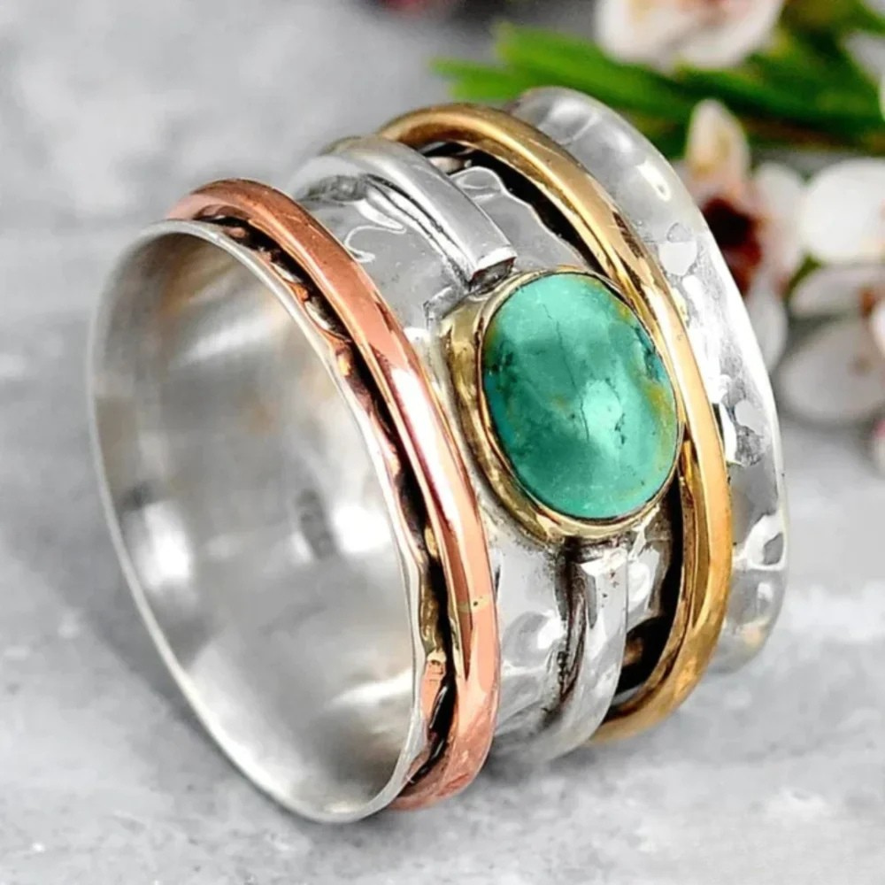 Vintage Gold- und Silberring