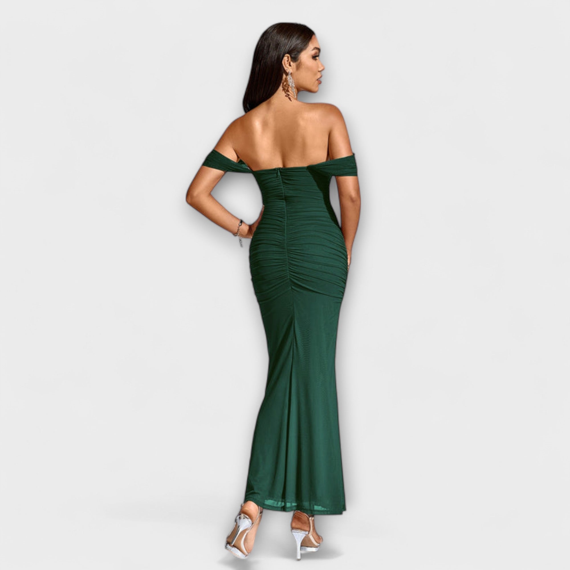 Ione - Off-Shoulder Rüschenshirt-Kleid