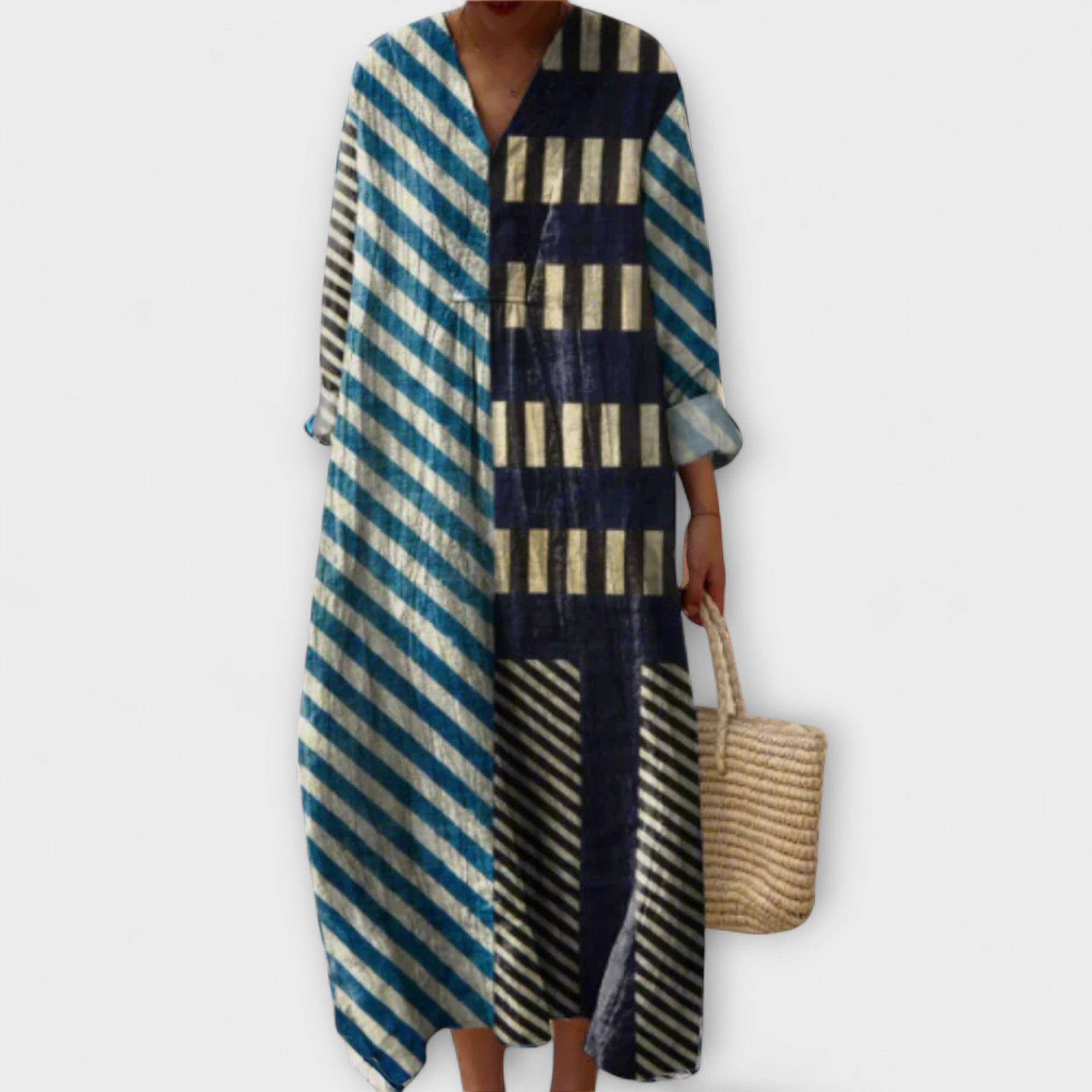 Elissa - Stilvolles geometrisches Kleid