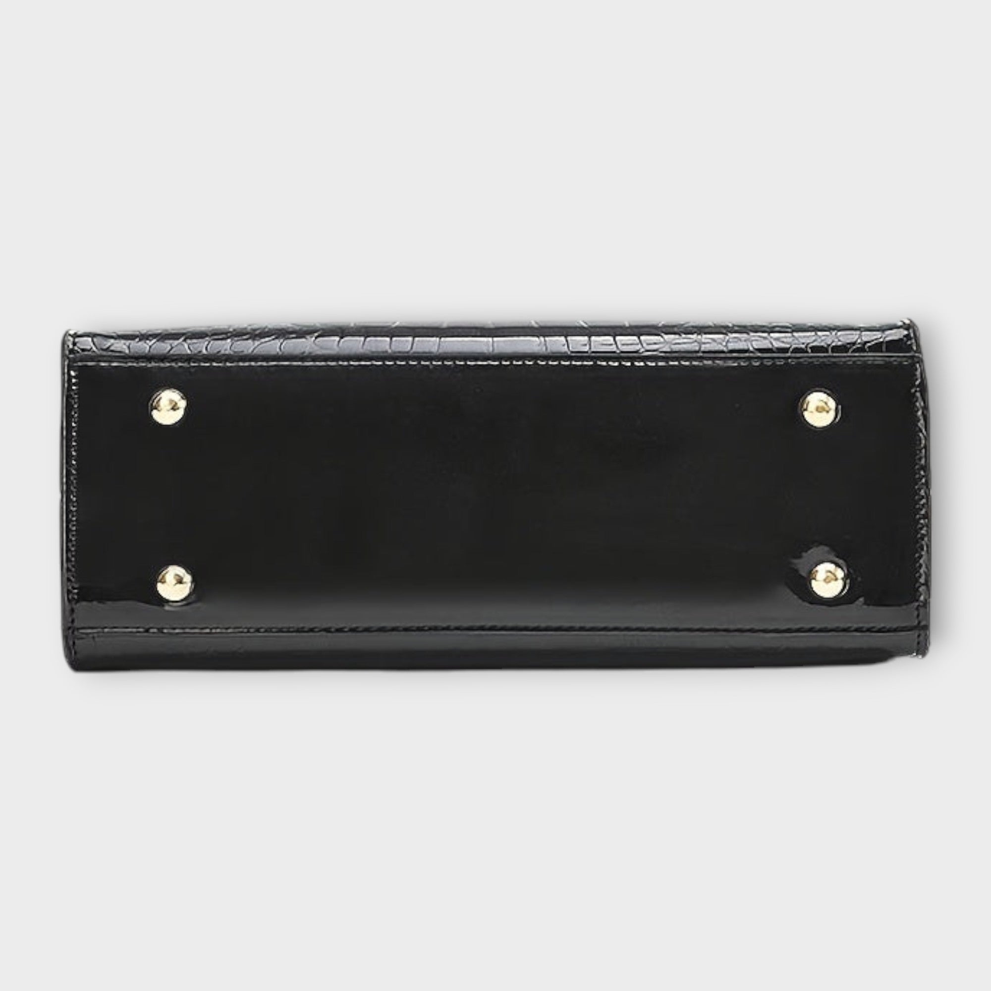 Aurellia. - Handtasche im glänzenden Krokodilleder-Muster