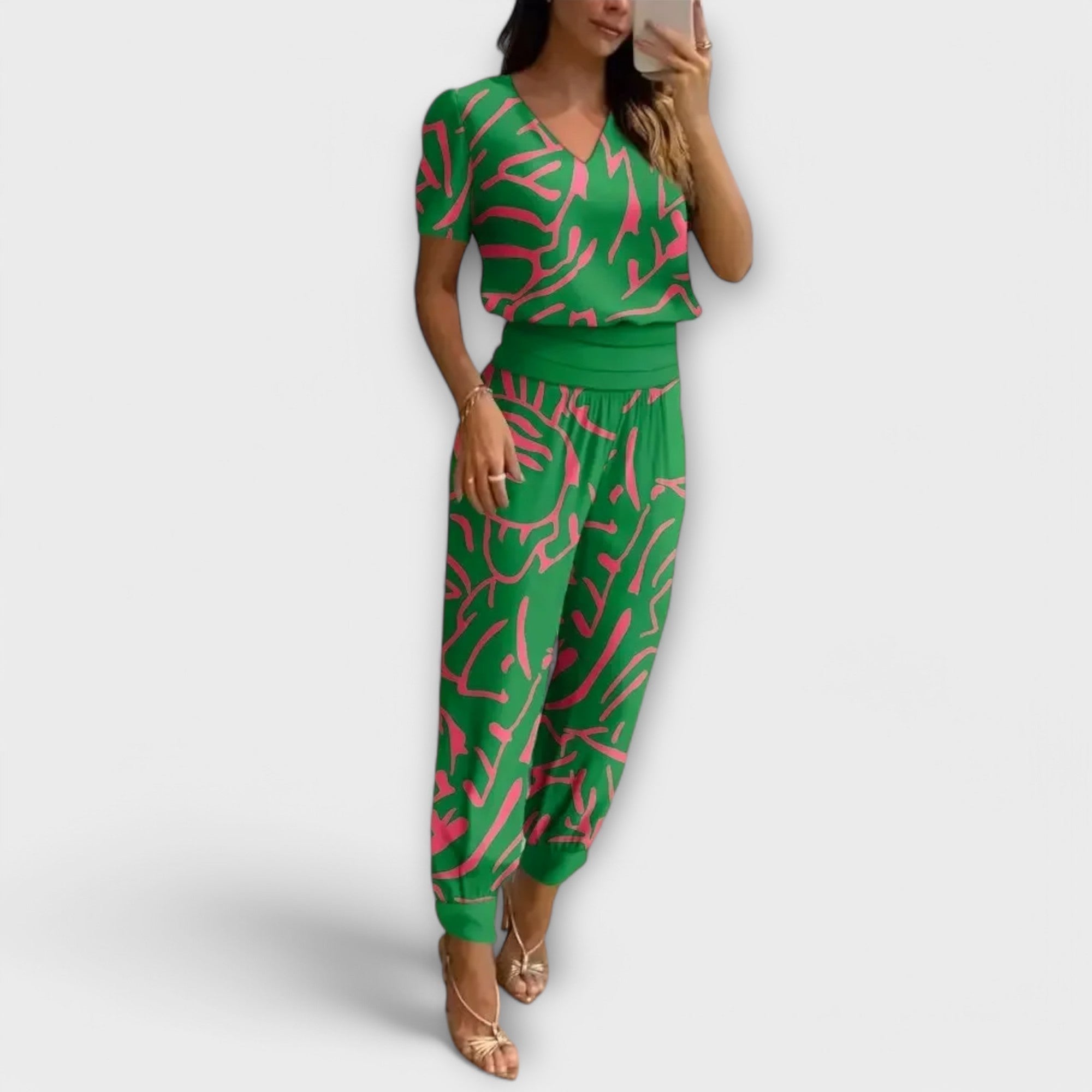 Irmelin – Elegantes Set mit Top und Hose