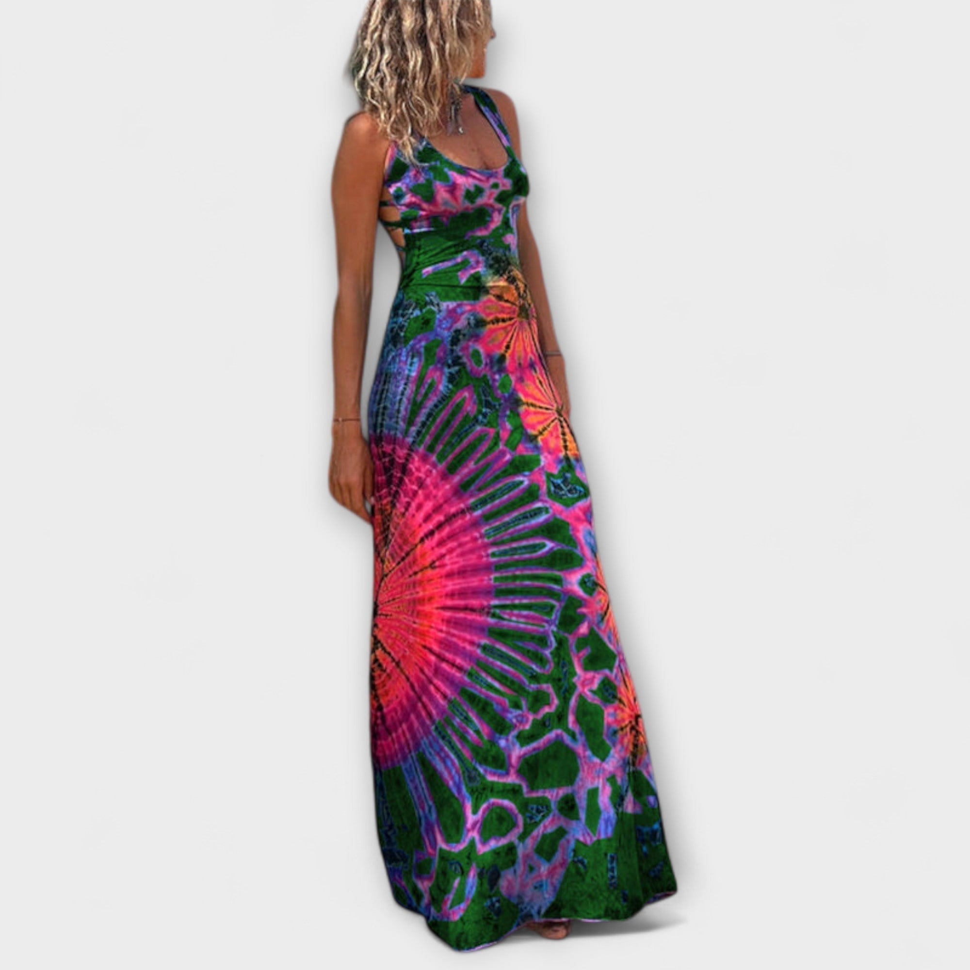 Ronja - La Bamba Tie-Dye Print Maxikleid