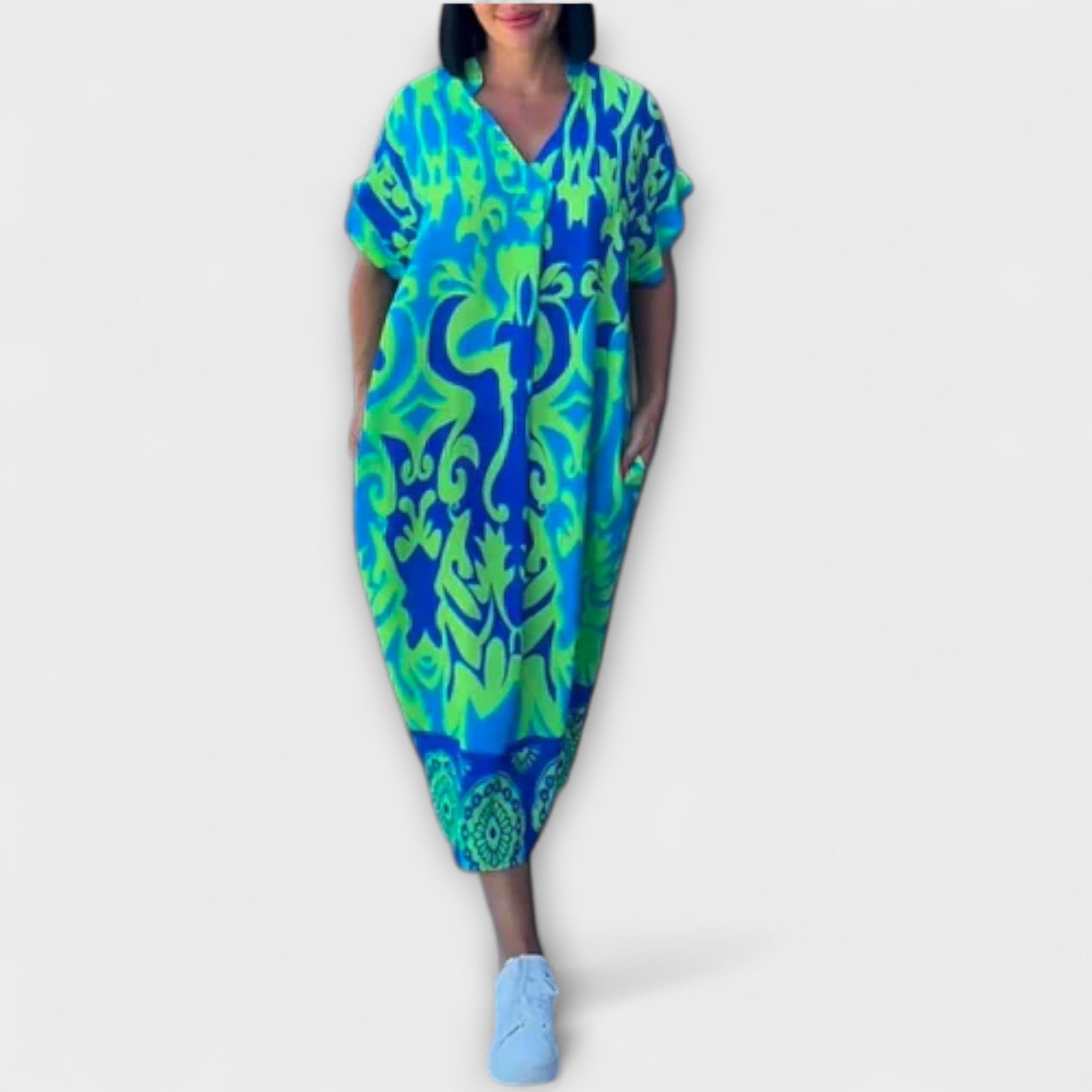 Elena - Elegantes Blumenkleid