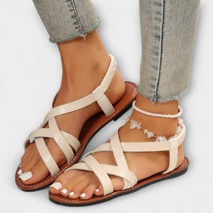 Deborah - Damen Sandalen mit leichtem Kreuzriemen