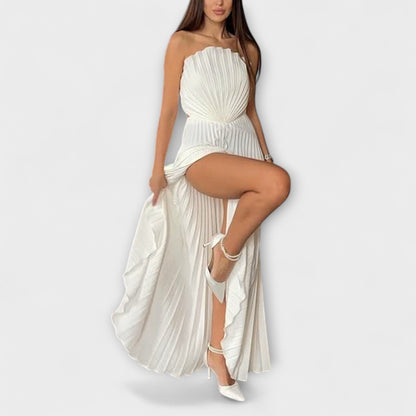 Athena - Stilvolles Plissee-Kleid