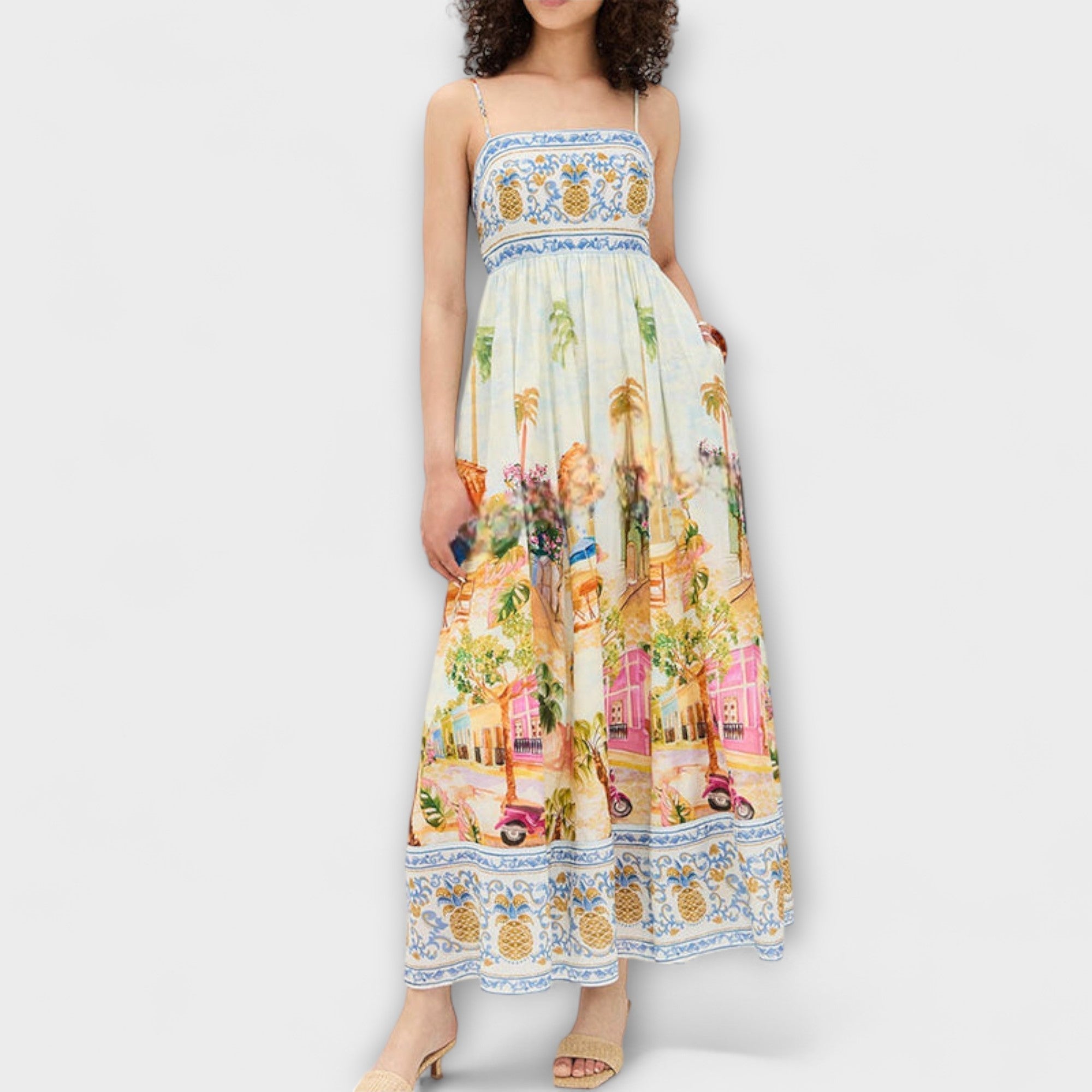 Lumen - Aracati Multicolor Maxi Kleid