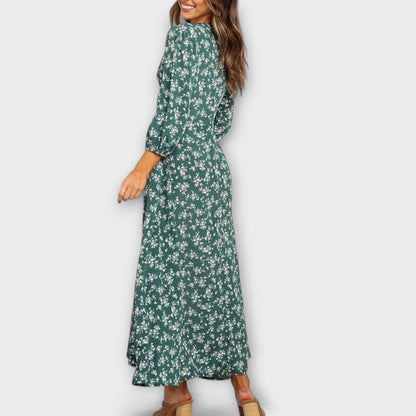Blumenkleid Maxi für Frauen