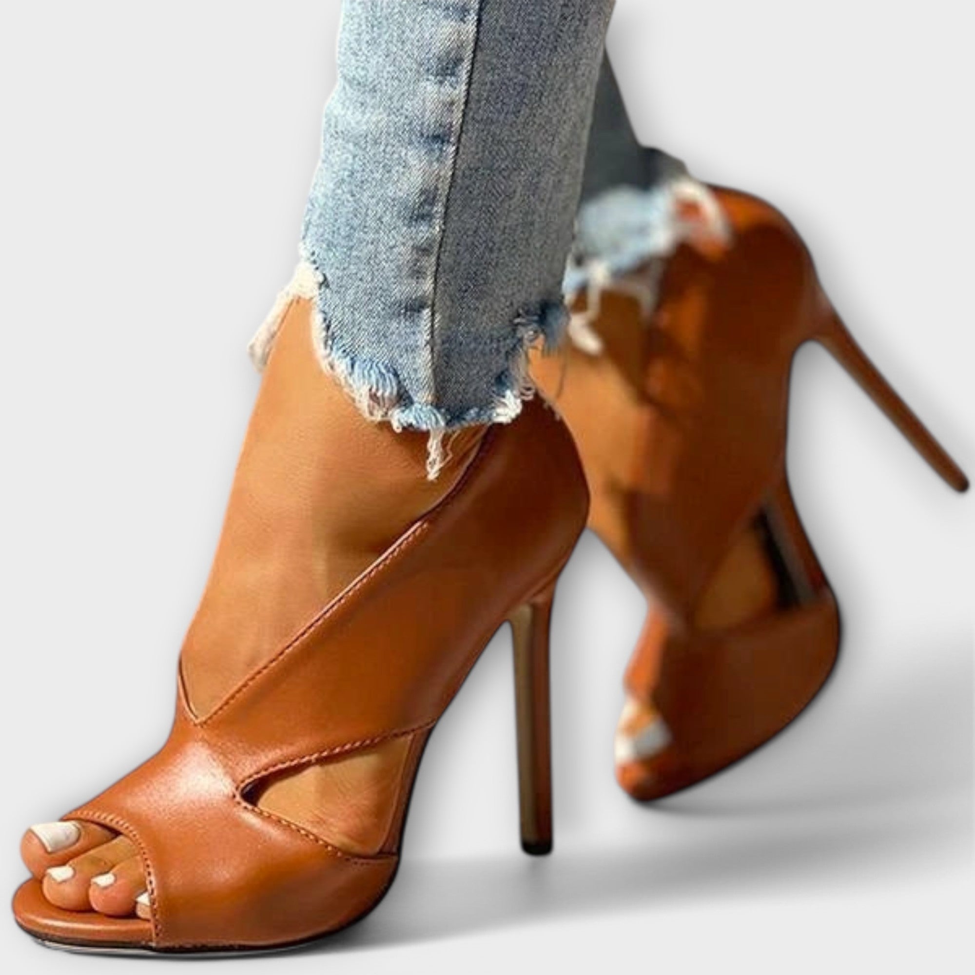 Trendy Orthopädische Sandalen mit Elegantem Absatz