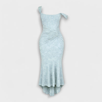 Renske - Langes Kleid mit elegantem und raffiniertem Korsett