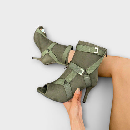 Elegante High-Heeled Sandalen mit offener Zehenpartie