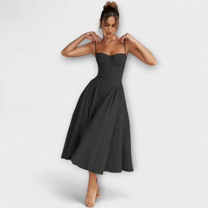 Rosalie - Raffiniertes ärmelloses Korsettkleid