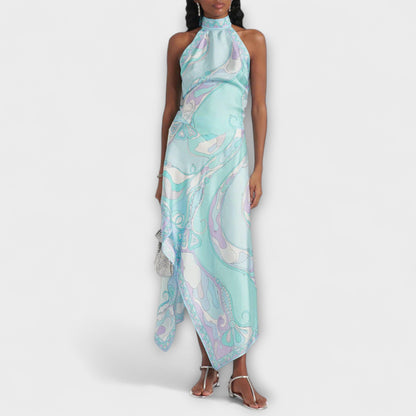 Everly - Set aus Haltertop und asymmetrischem Midirock