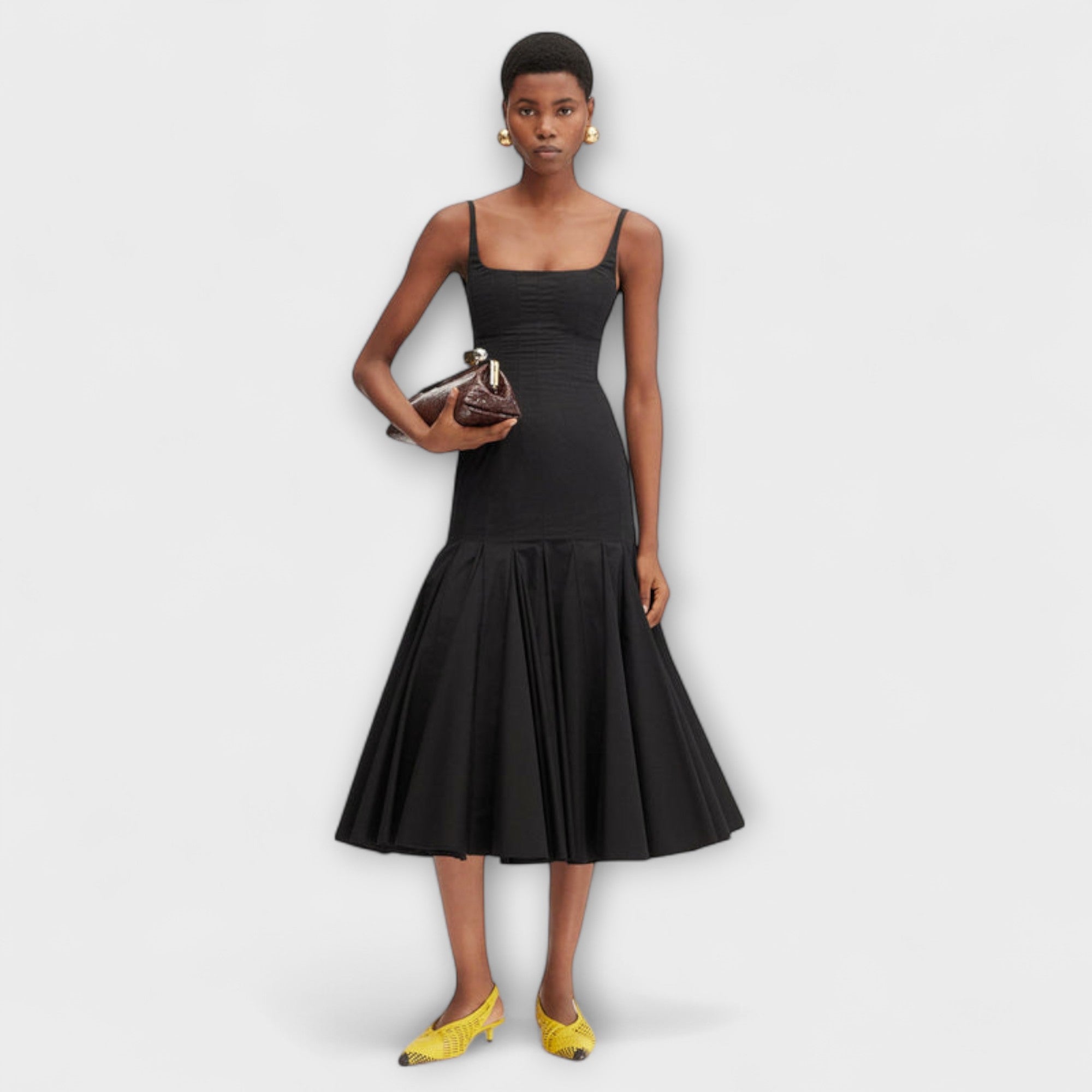 Cassie - Agaven-inspiriertes Midi-Kleid