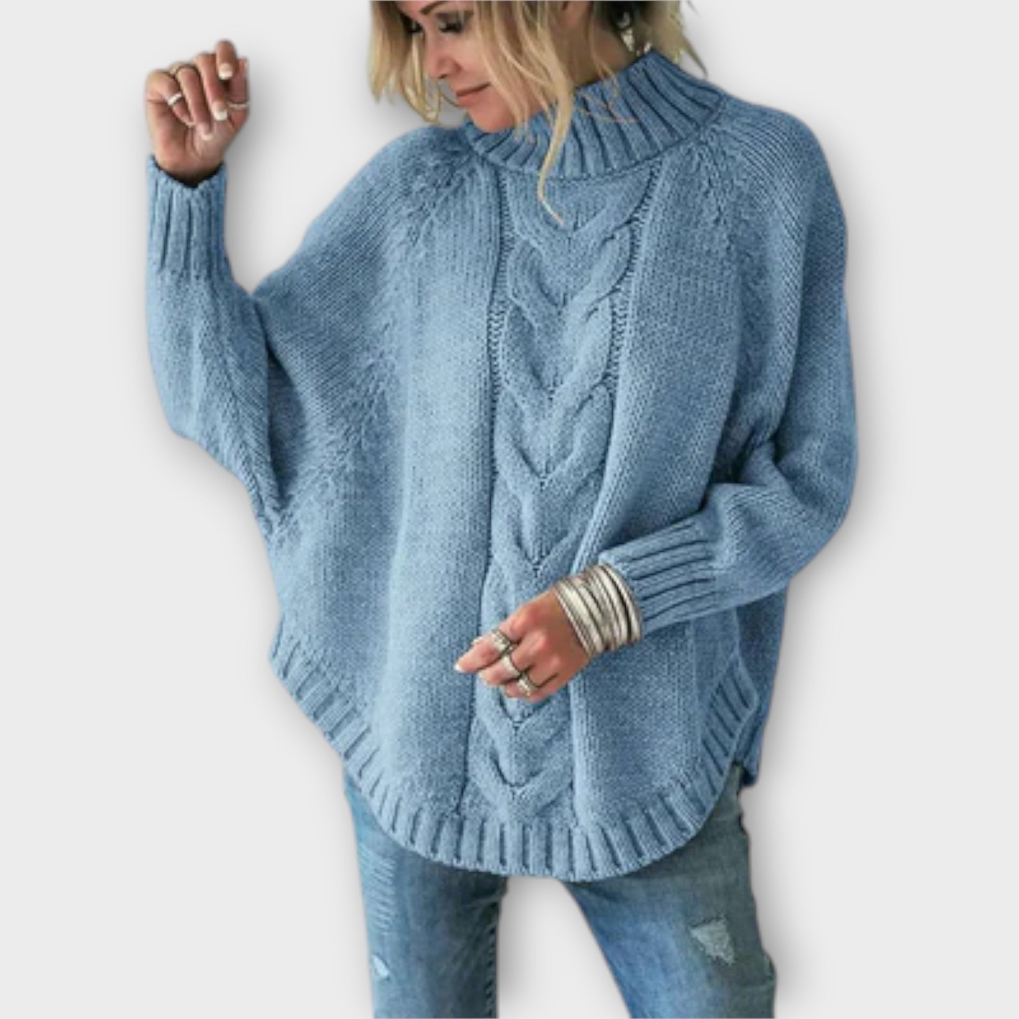 Elysian - Strickpullover mit Kabelmuster