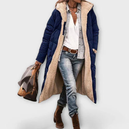 Kora - Gemütlicher, mit Fell gefütterter Mantel