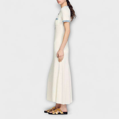 Alecia - Strukturierter Maxikleid