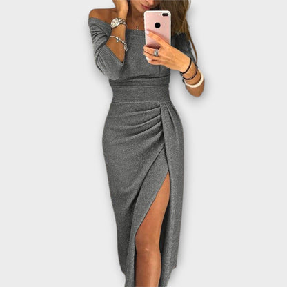 Lena - Elegantes Off-Shoulder-Kleid