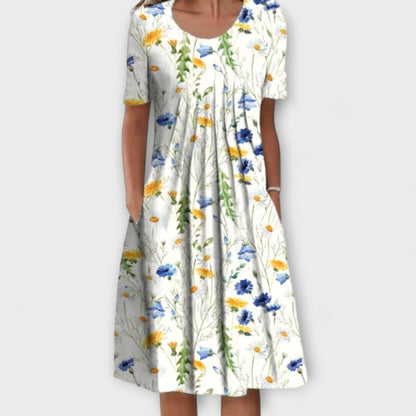 Emelie – Stilvolles Schichtkleid mit Bauchkontrolle