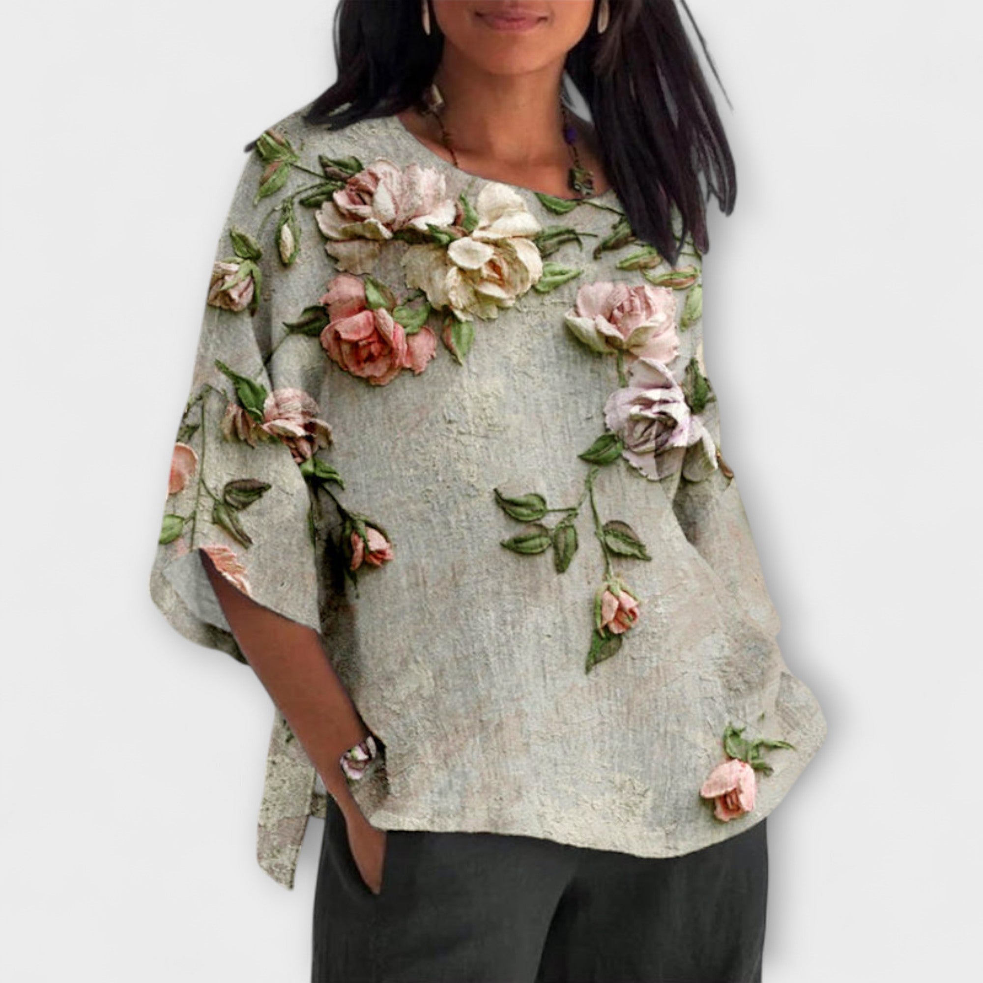 Amelia - Blumenmuster Top