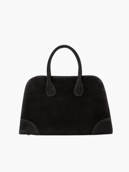 Serif Wildleder Tote