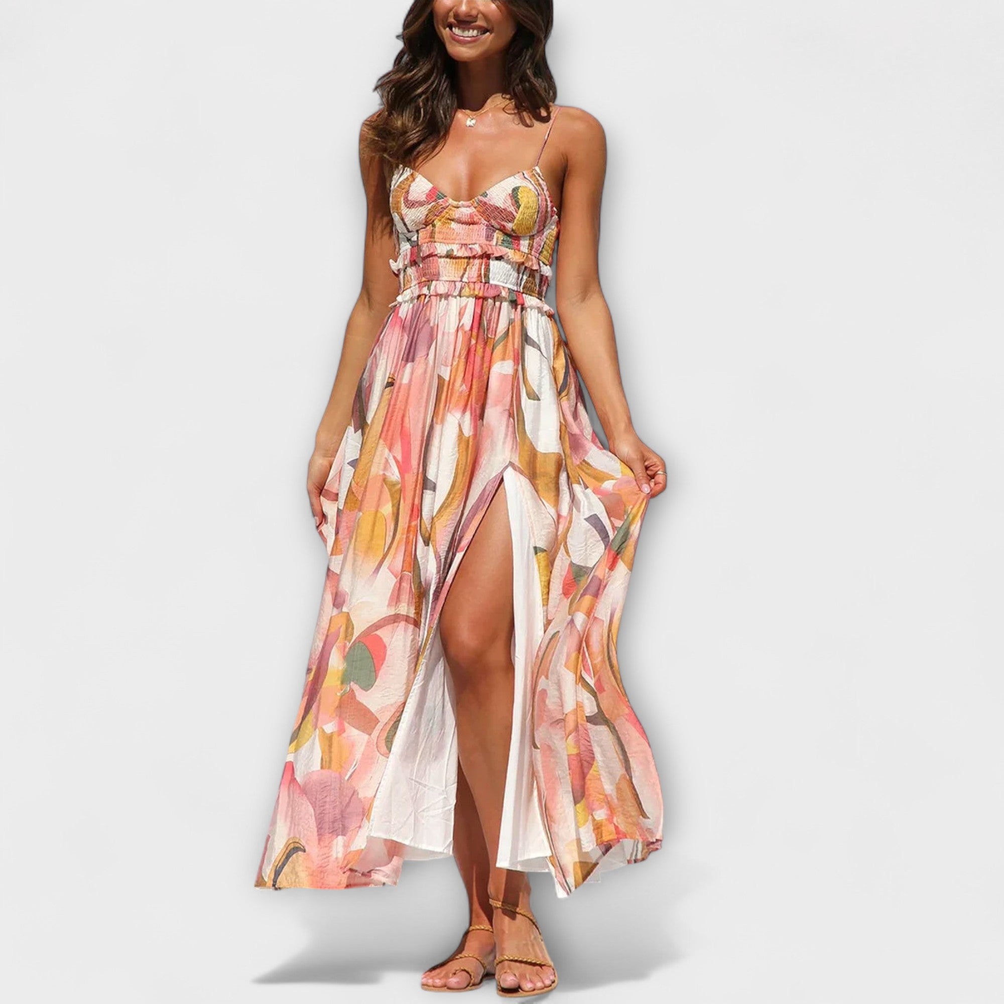 Annalise - Bedrucktes Walkkleid