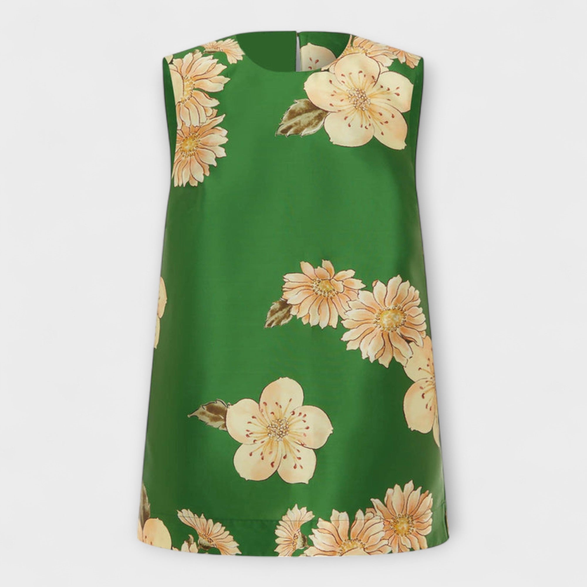 Clea - Sage Ärmelloser Jumpsuit