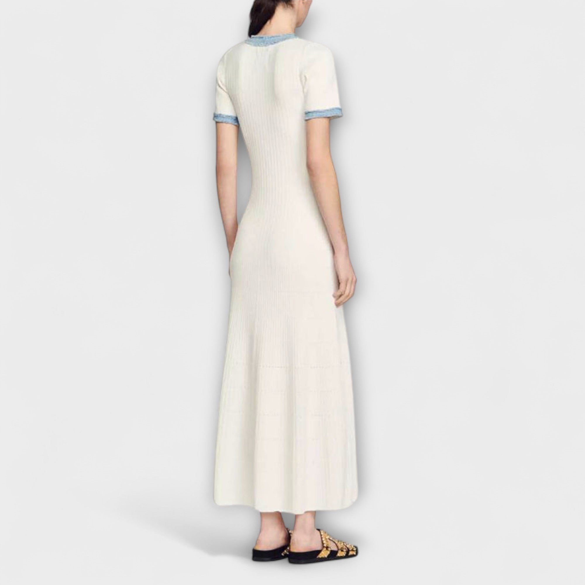 Alecia - Strukturierter Maxikleid