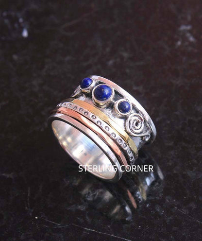 Bohemian Saphir Meditationsring