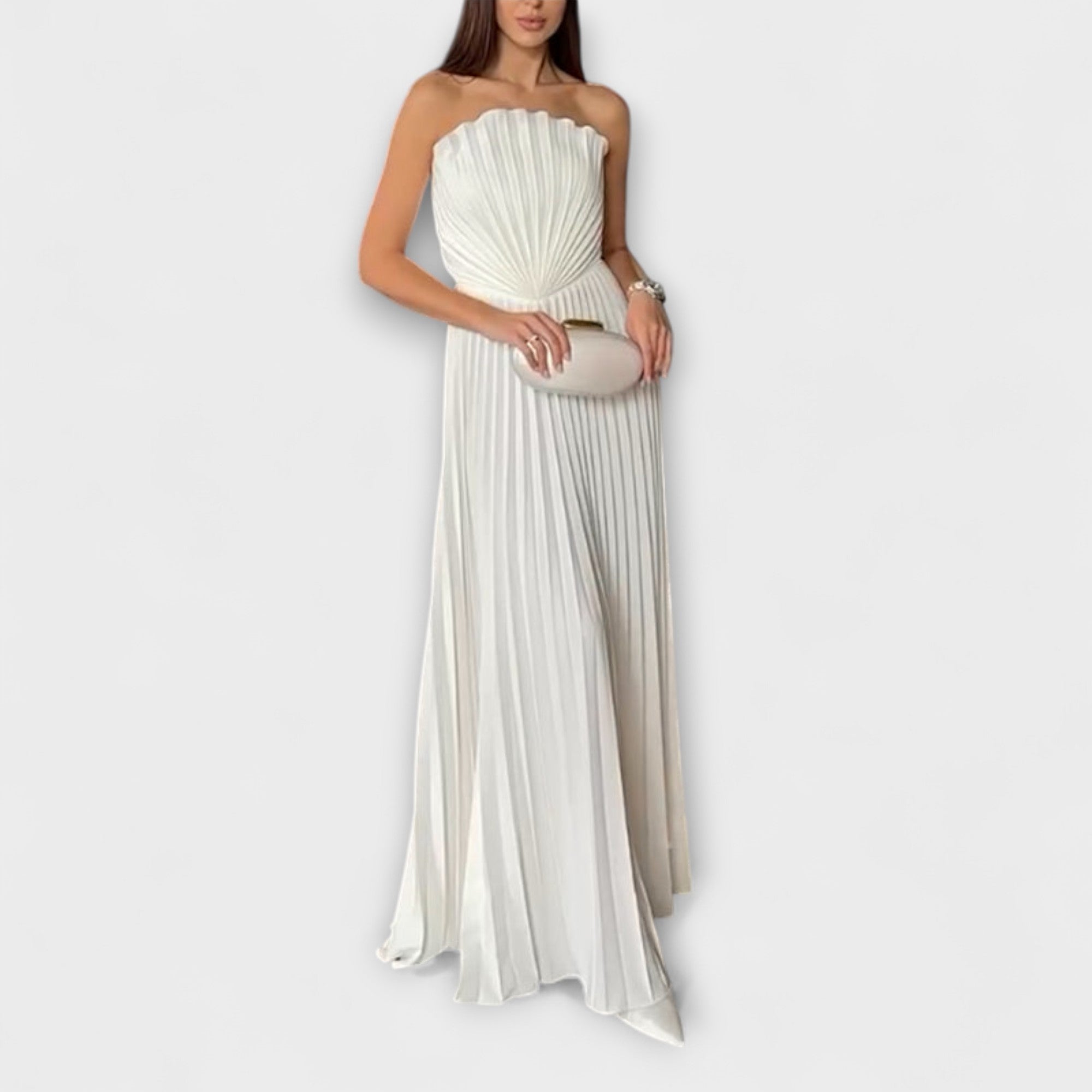 Athena - Stilvolles Plissee-Kleid