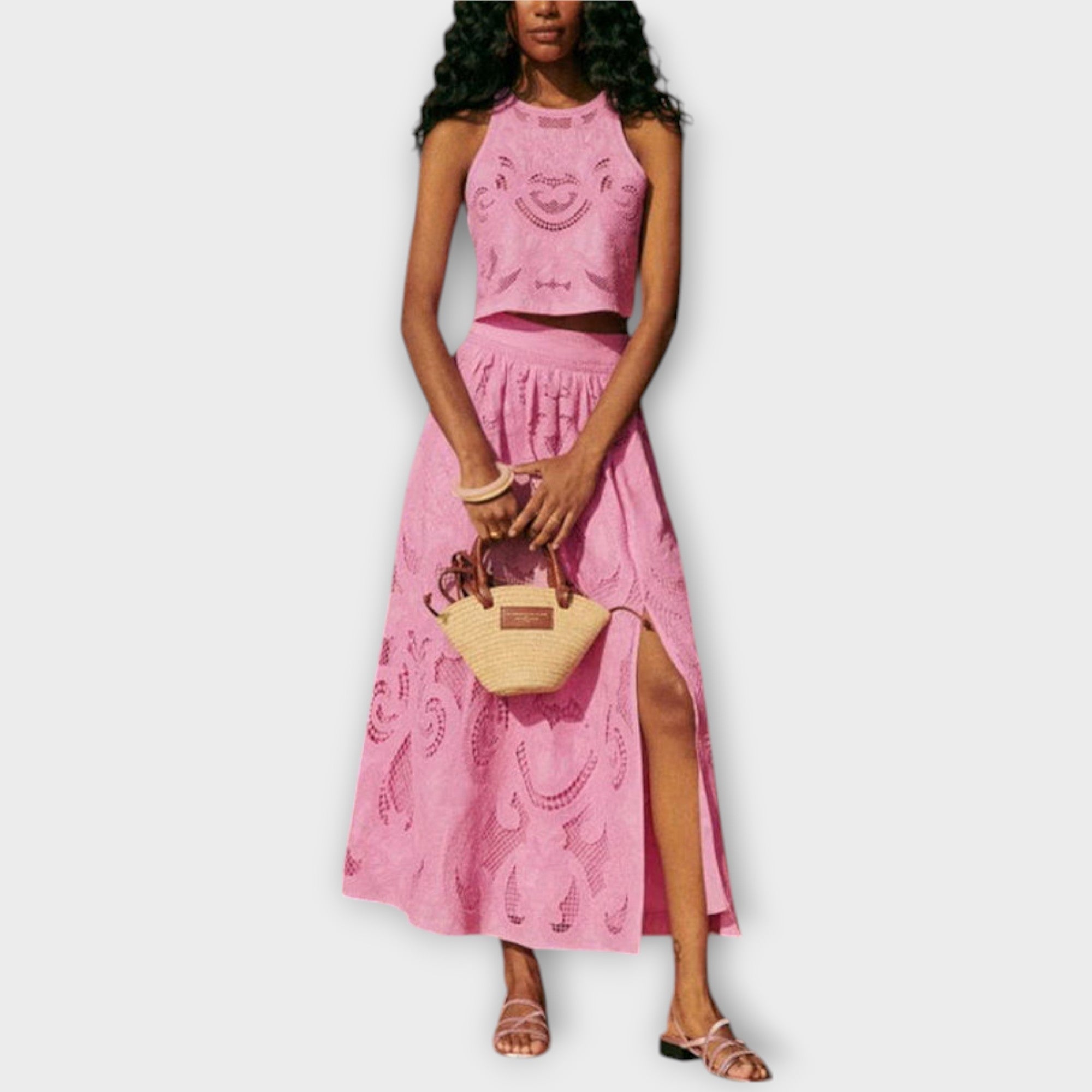 Milla - Atemberaubendes Cutout-Spitzen-Set