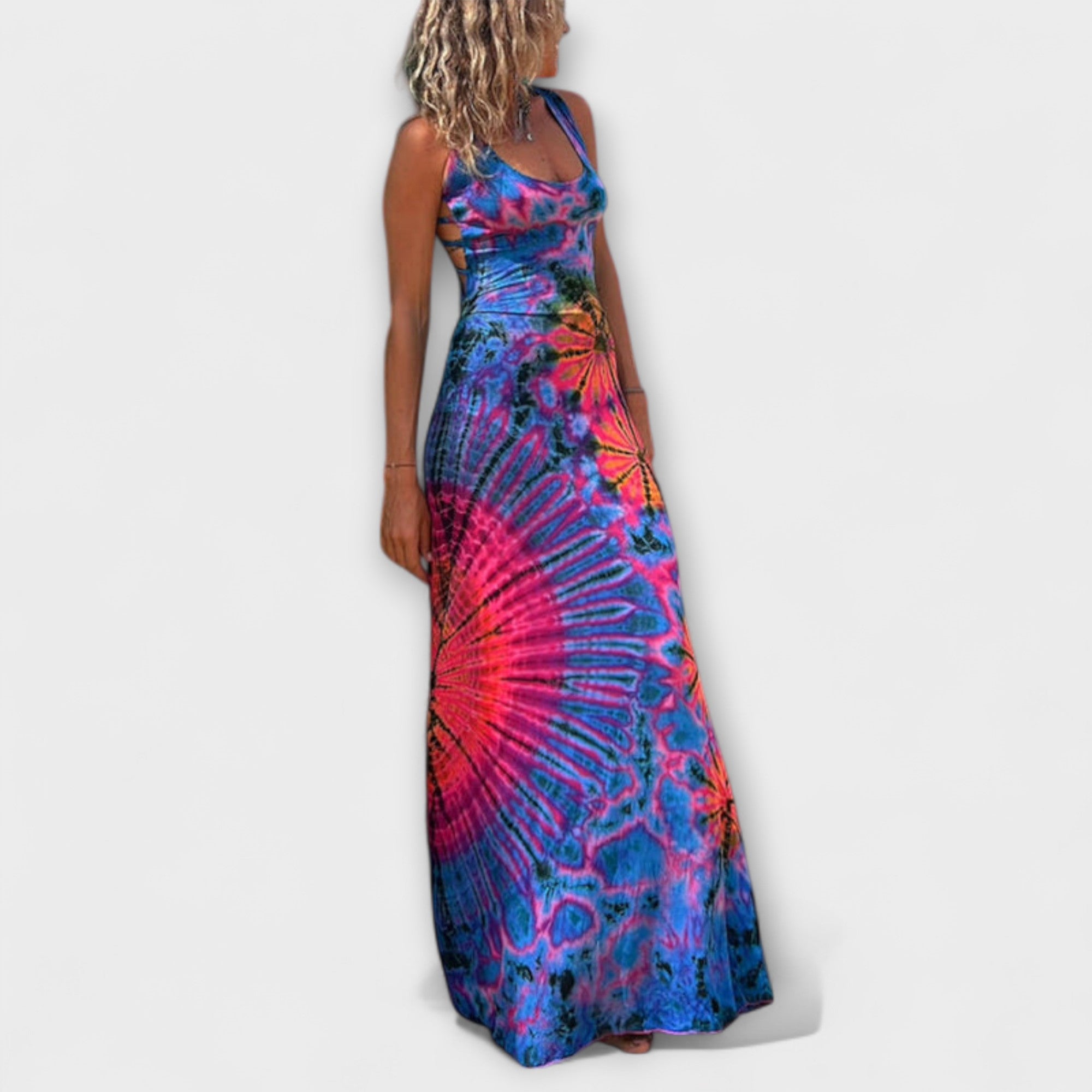 Ronja - La Bamba Tie-Dye Print Maxikleid