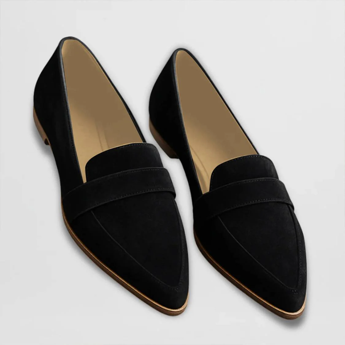 Elora - Elegante Damen Leder Slipper