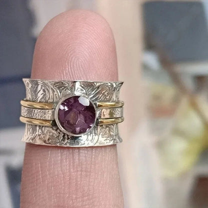 Böhmischer Kristallmeditationsring