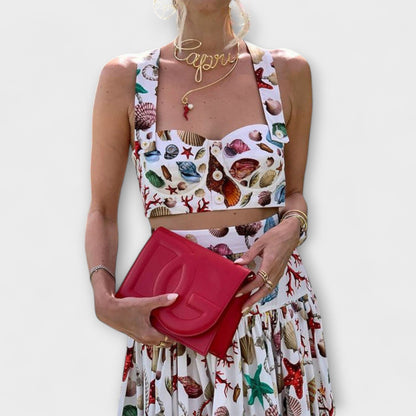 Heather - Stilvolles Zweiteiliges Rock-Set