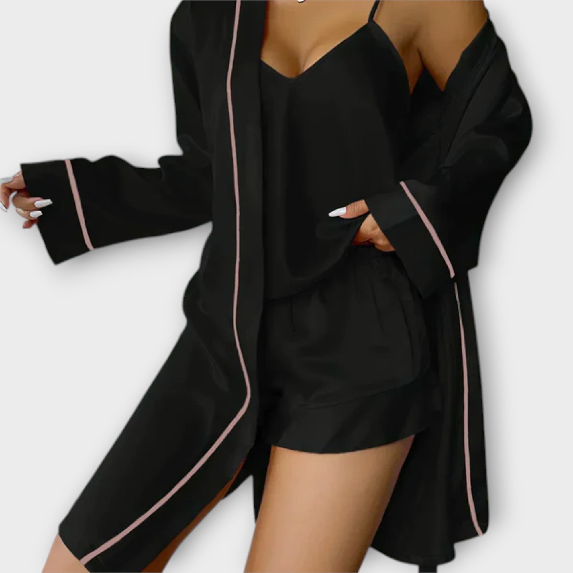 Félicité – Bequemes 3-Teiliges Pyjama-Set