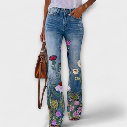 Hosen mit Blumen